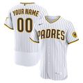 San Diego Padres Nike White Home Authentic Custom Jersey