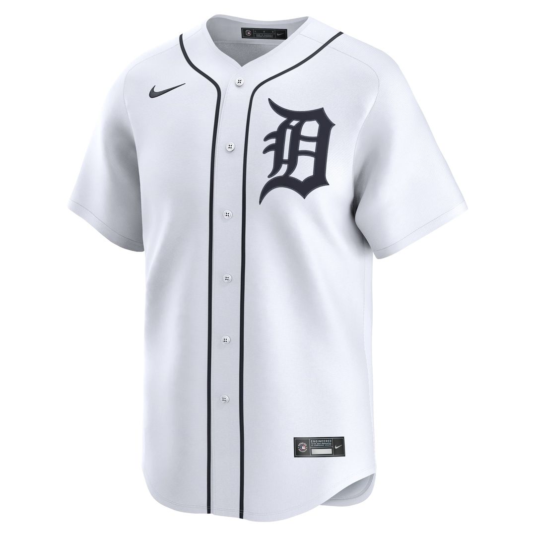 Detroit Tigers Riley Greene Nike White Home Limited Player Jersey