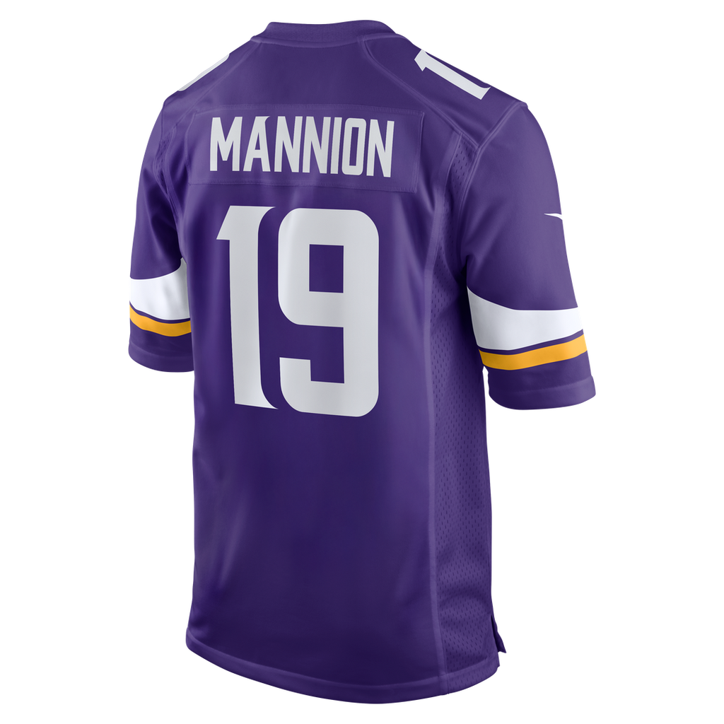 Minnesota Vikings Sean Mannion Nike Purple Game Jersey