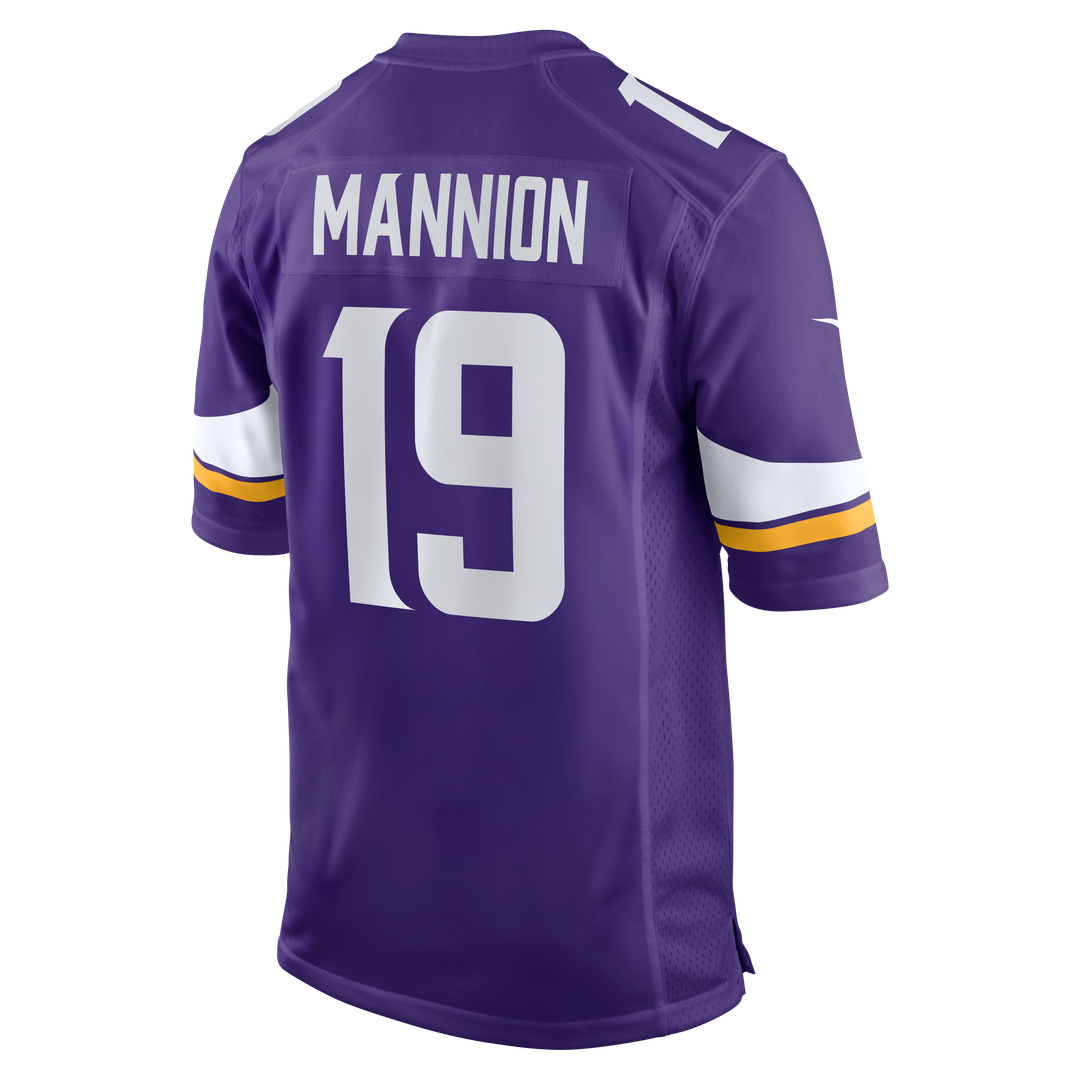 Minnesota Vikings Sean Mannion Nike Purple Game Jersey