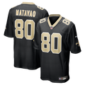 New Orleans Saints Moliki Matavao Nike Black Team Game Jersey