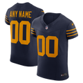 Green Bay Packers Nike Navy Alternate Vapor F.U.S.E. Elite Custom Jersey