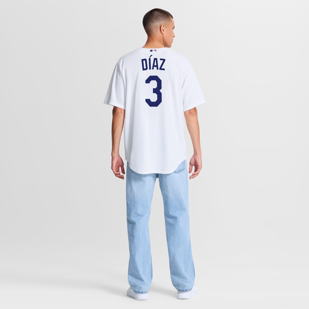 Los Angeles Dodgers Edwin Díaz Nike White Home Replica Jersey