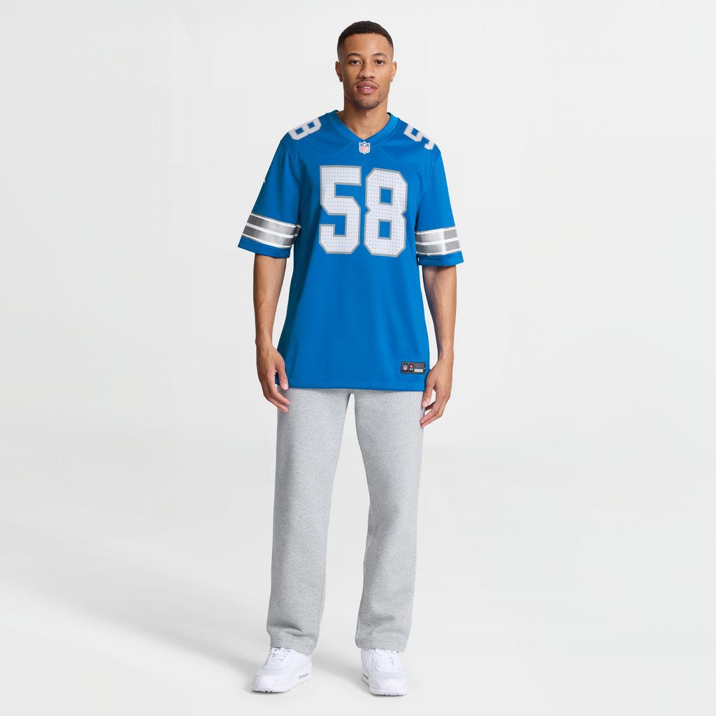 Detroit Lions Penei Sewell Nike Black 2nd Alternate Game Jersey