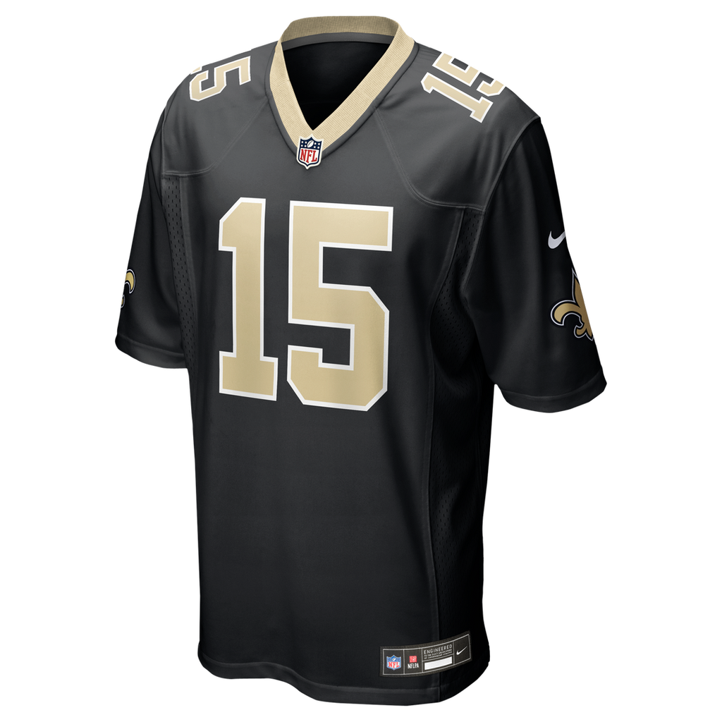 New Orleans Saints Mason Tipton Nike Black Team Game Jersey