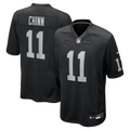 Las Vegas Raiders Jeremy Chinn Nike Black Team Game Jersey