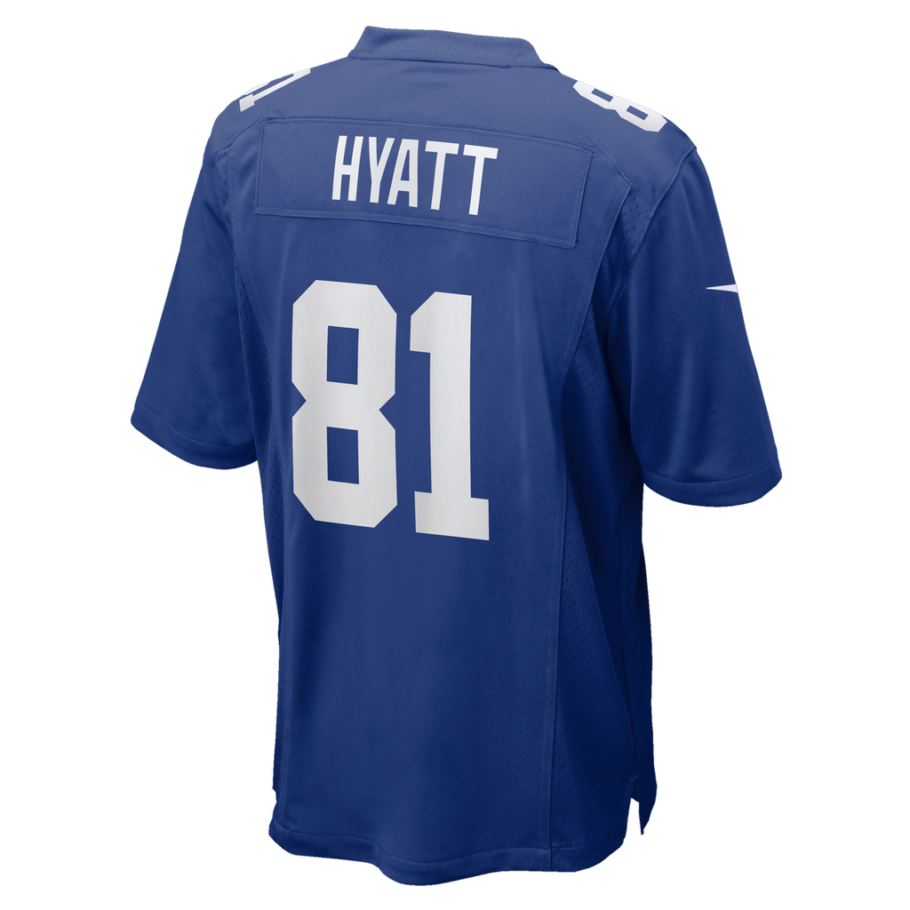 New York Giants Jalin Hyatt Nike Royal Team Game Jersey