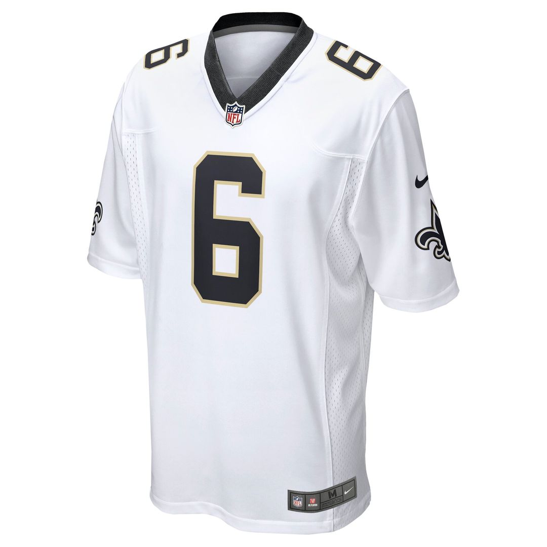 New Orleans Saints Tyler Shough Nike White Game Player Jersey