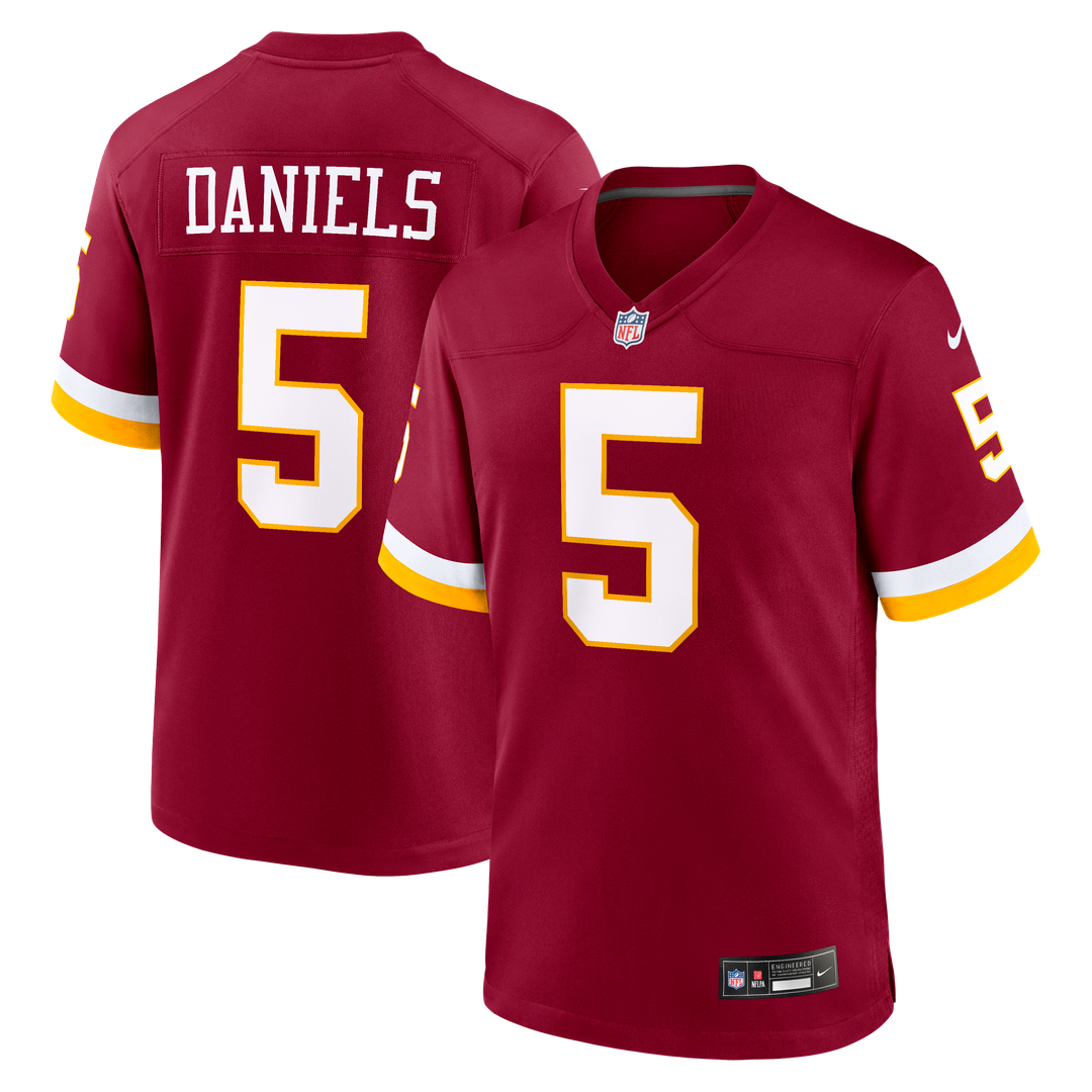 Washington Commanders Jayden Daniels Nike Burgundy Game Jersey
