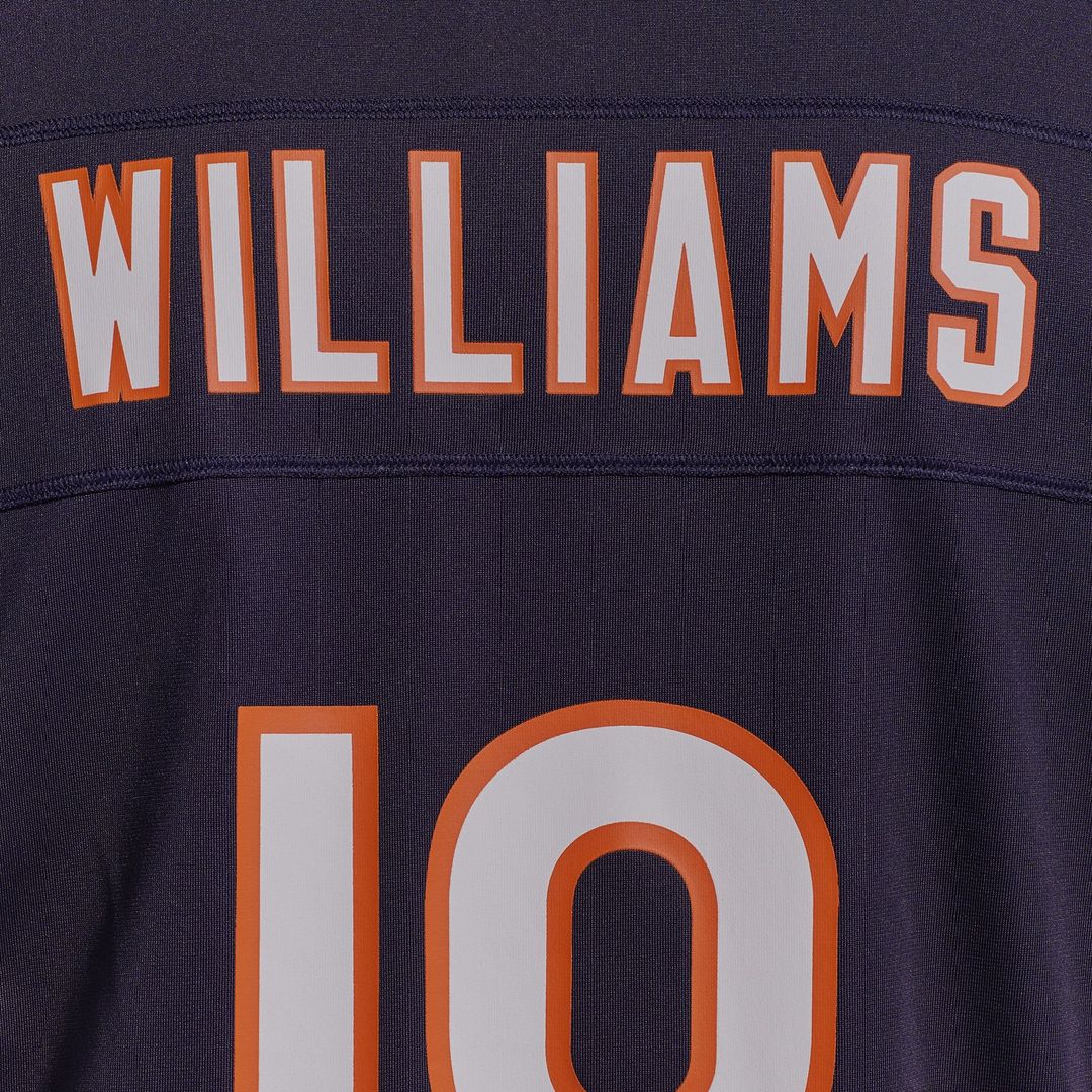 Chicago Bears Caleb Williams Nike White First Round Pick Player Game Jersey