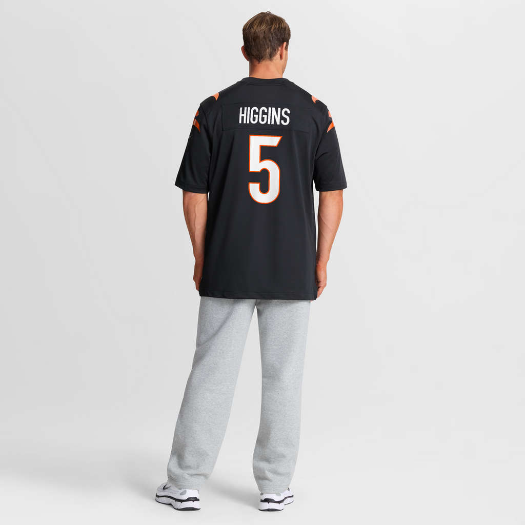 Cincinnati Bengals Tee Higgins Nike White Game Jersey