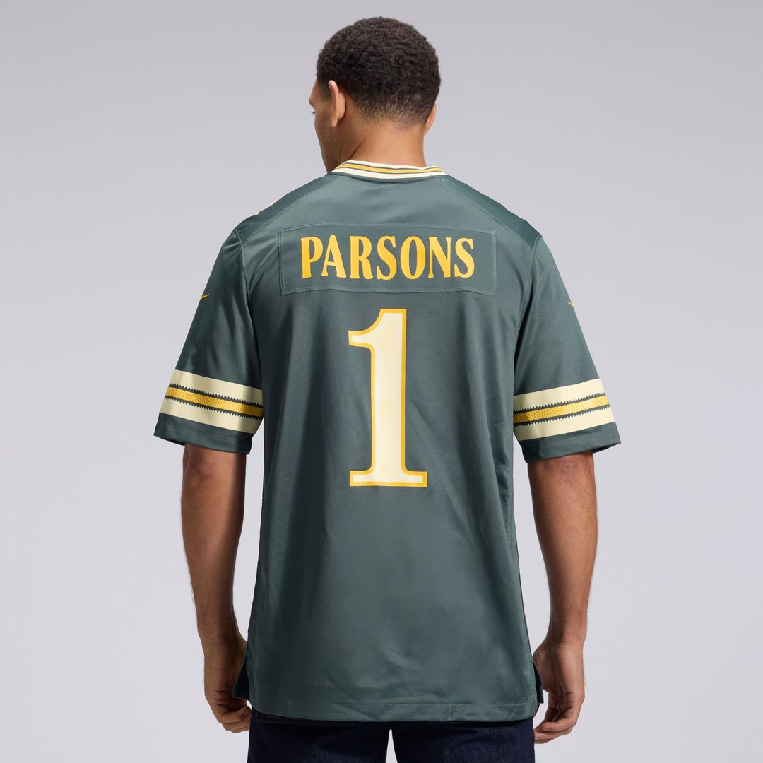 Green Bay Packers Micah Parsons Nike Green 2026 Rivalries Collection Game Jersey