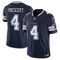 Dallas Cowboys Dak Prescott Nike Navy Team Vapor F.U.S.E. Stitched Limited Jersey