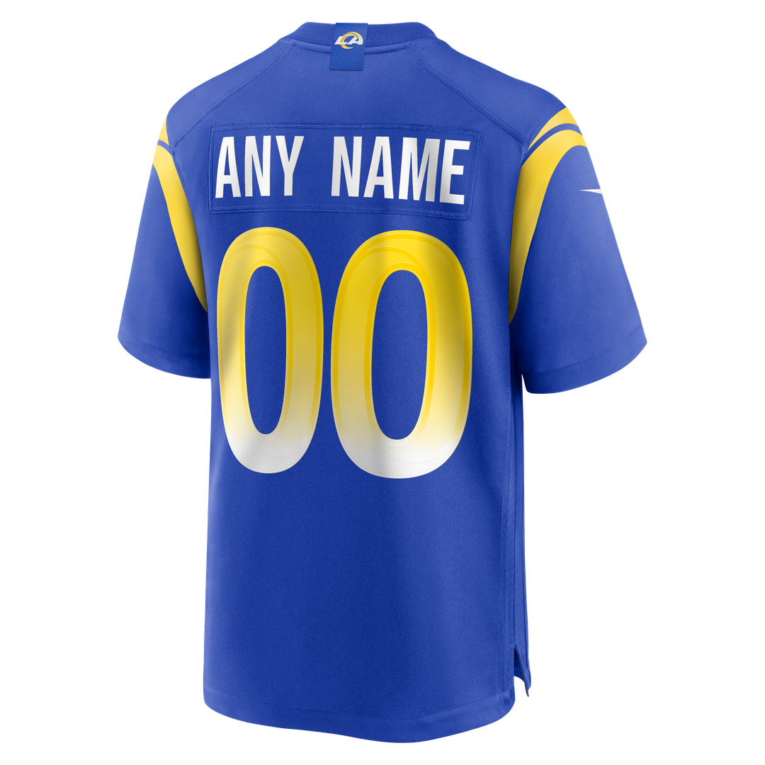 Los Angeles Rams Nike Royal Custom Game Jersey