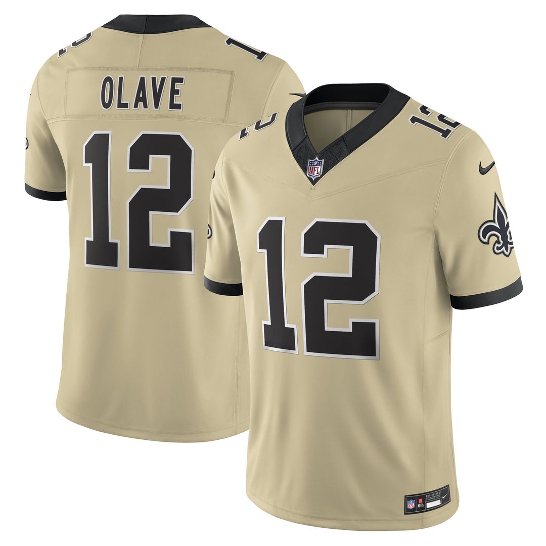 New Orleans Saints Chris Olave Nike Black Vapor F.U.S.E. Limited Jersey
