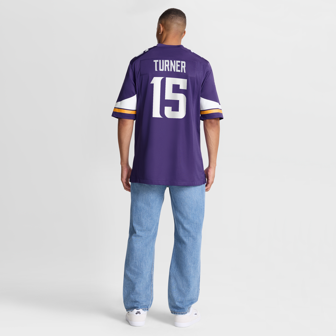 Minnesota Vikings Dallas Turner Nike Purple Game Jersey