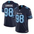 Tennessee Titans Jeffery Simmons Nike Navy 2026 Rivalries Collection Stitched Limited Jersey