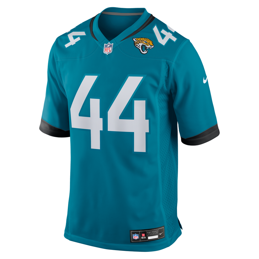 Jacksonville Jaguars Travon Walker Nike Black Player Game Jersey