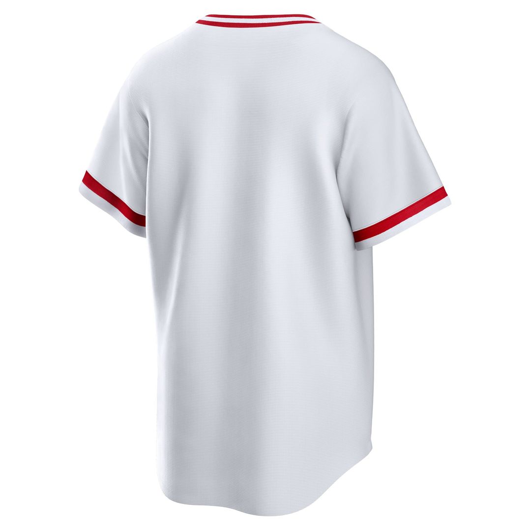 Cincinnati Reds Nike White Home Cooperstown Collection Team Jersey