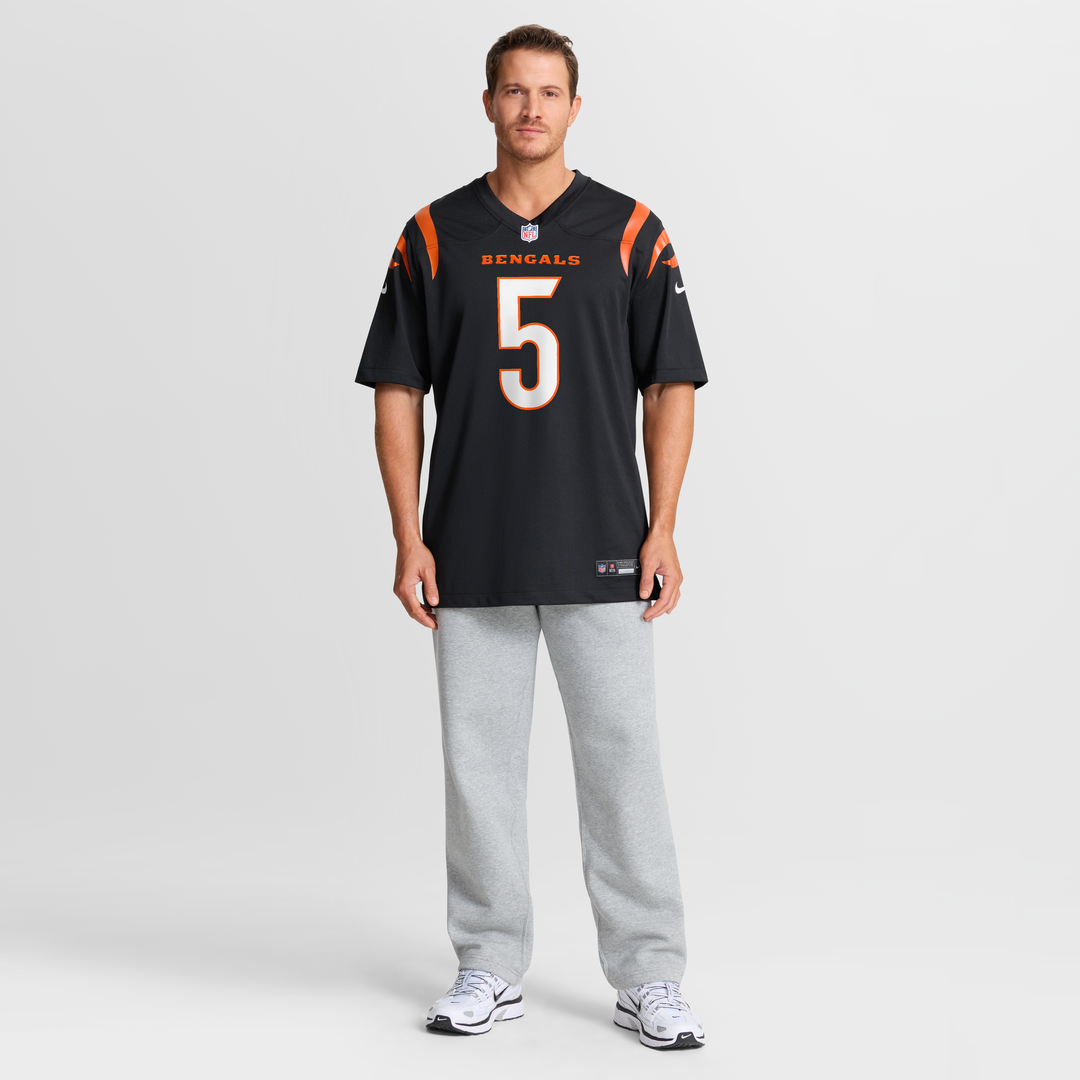 Cincinnati Bengals Tee Higgins Nike Black Game Player Jersey