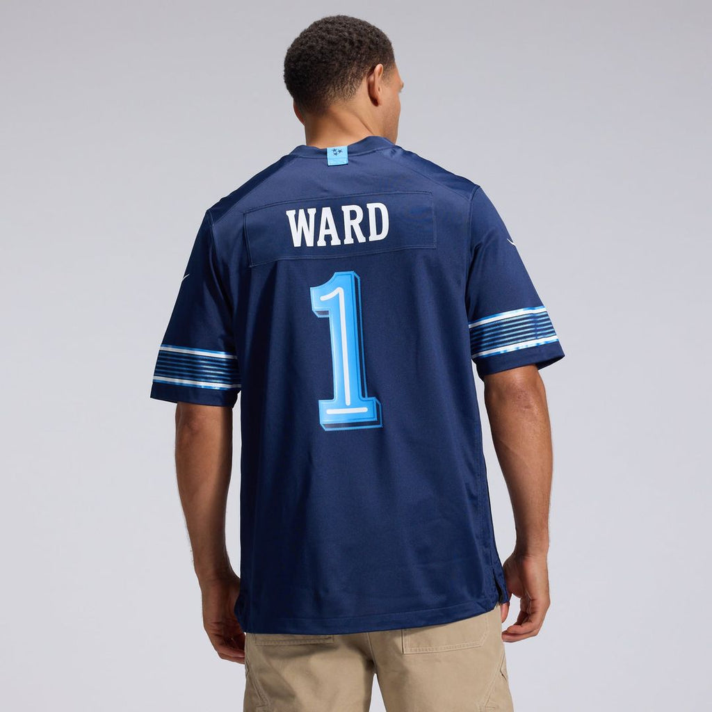 Tennessee Titans Cameron Ward Nike Navy 2026 Rivalries Collection Game Jersey