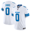 Detroit Lions Jahmyr Gibbs Nike White Vapor F.U.S.E. Stitched Limited Jersey