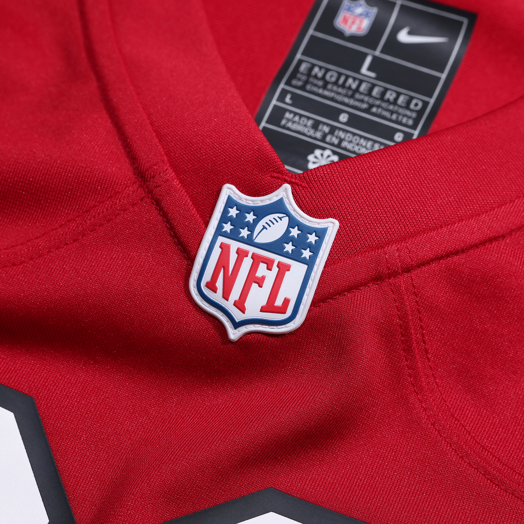 San Francisco 49ers Nike Scarlet 80th Anniversary Alternate Custom Game Jersey