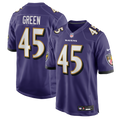 Baltimore Ravens Mike Green Nike Purple Team Game Jersey