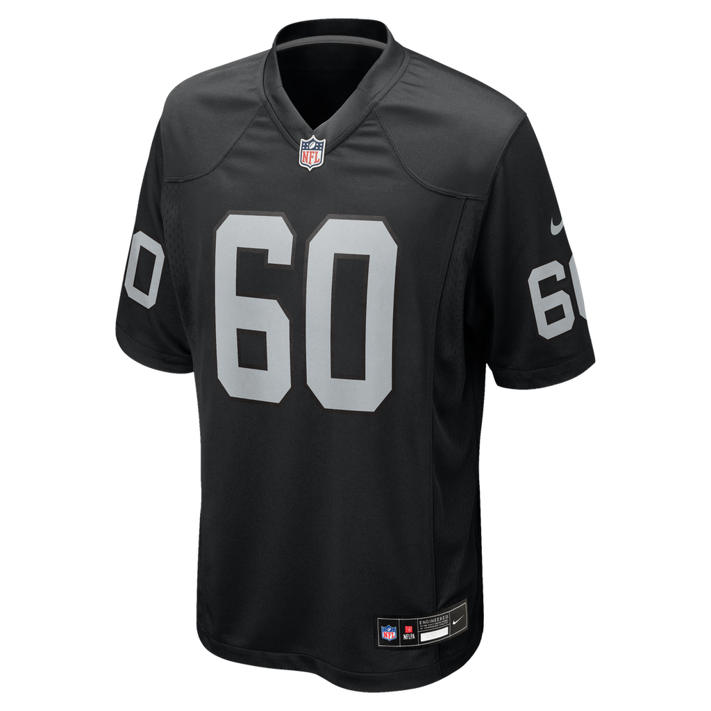 Las Vegas Raiders Charles Grant Nike Black Team Game Jersey