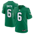 Philadelphia Eagles DeVonta Smith Nike Kelly Green Alternate Game Player Jersey