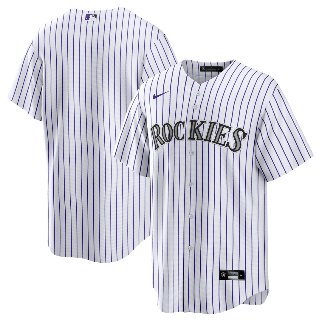 Colorado Rockies Nike White Home Big & Tall Replica Jersey