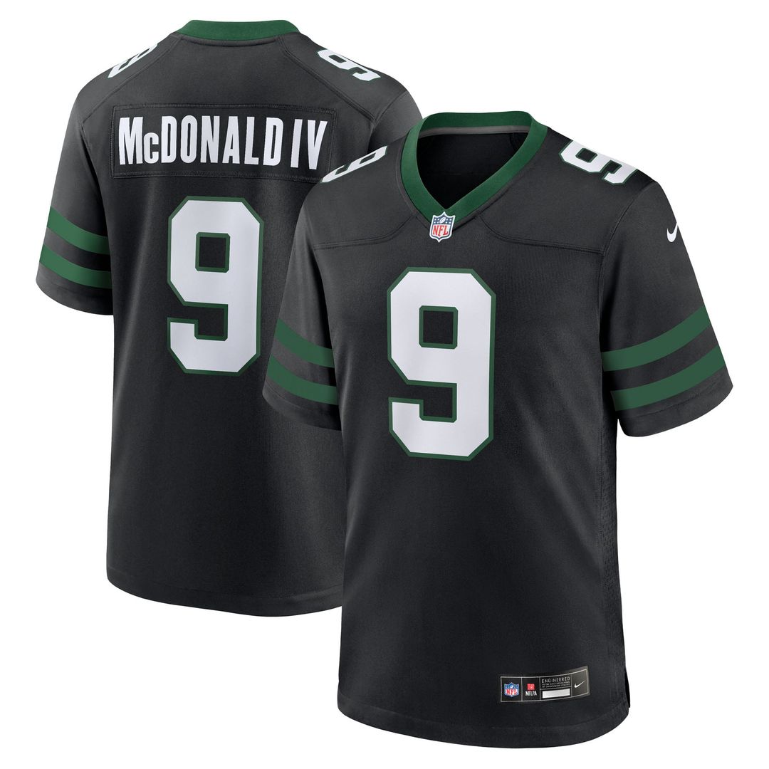 New York Jets Will McDonald IV Nike Legacy Green Team Game Jersey