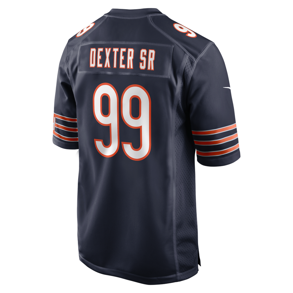 Chicago Bears Gervon Dexter Sr. Nike Navy Game Jersey