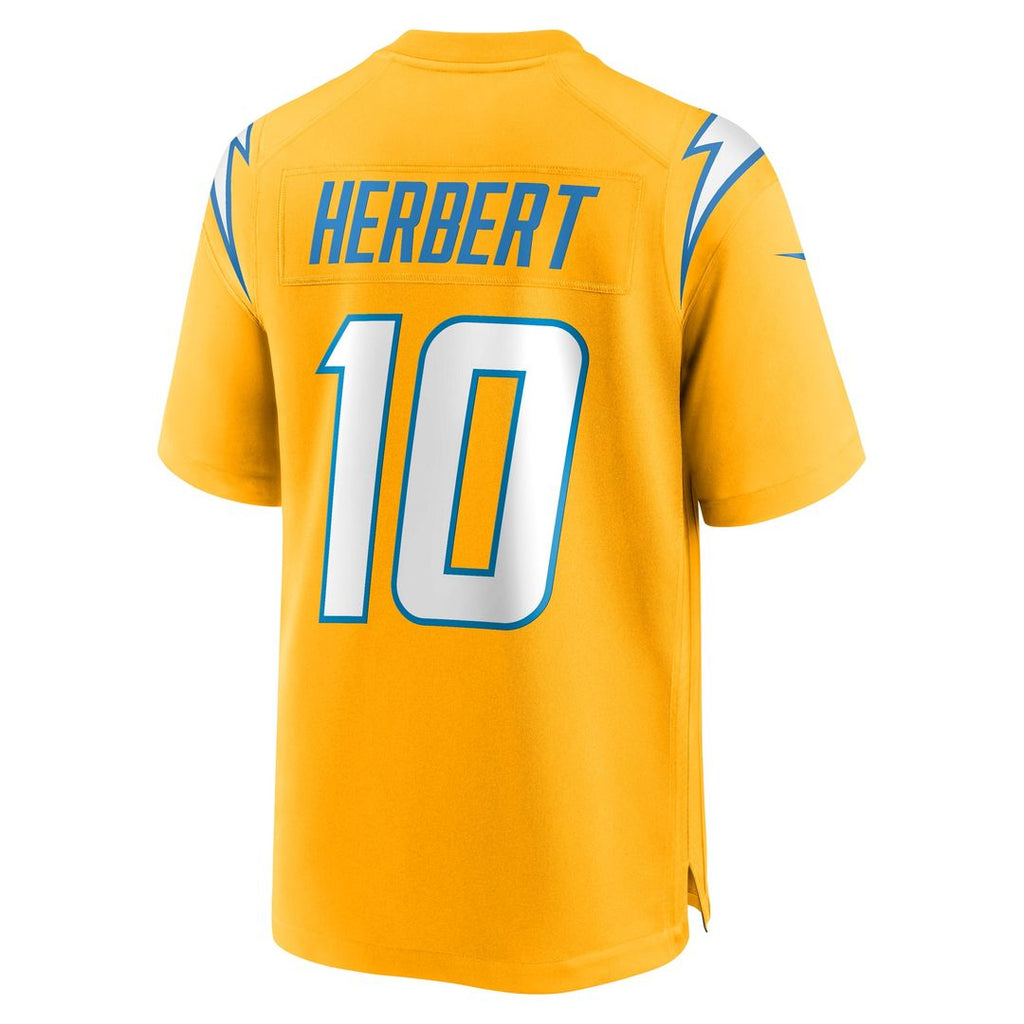 Los Angeles Chargers Justin Herbert Nike Navy Alternate Super Chargers Game Player Jersey