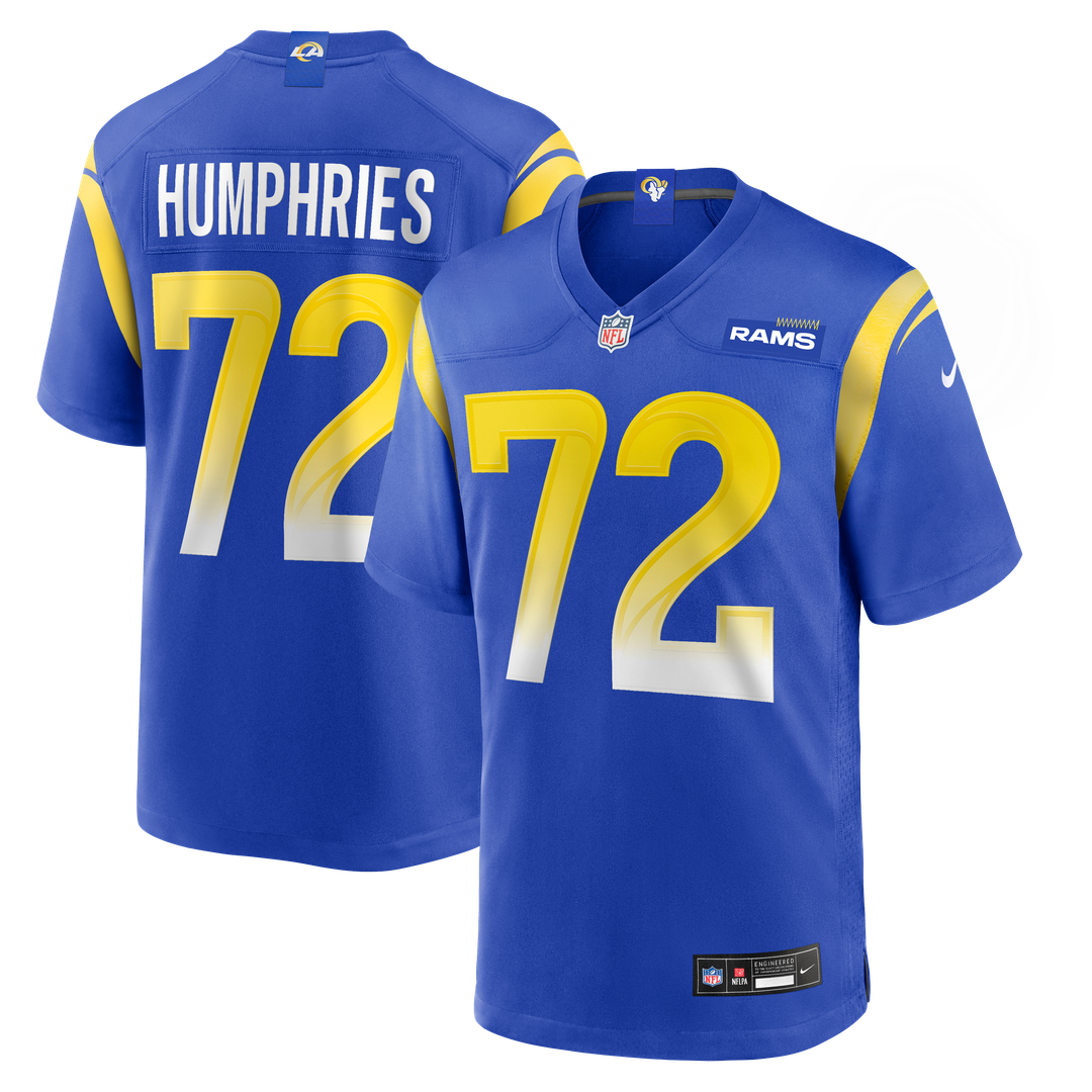 Los Angeles Rams D.J. Humphries Nike Royal Team Game Jersey