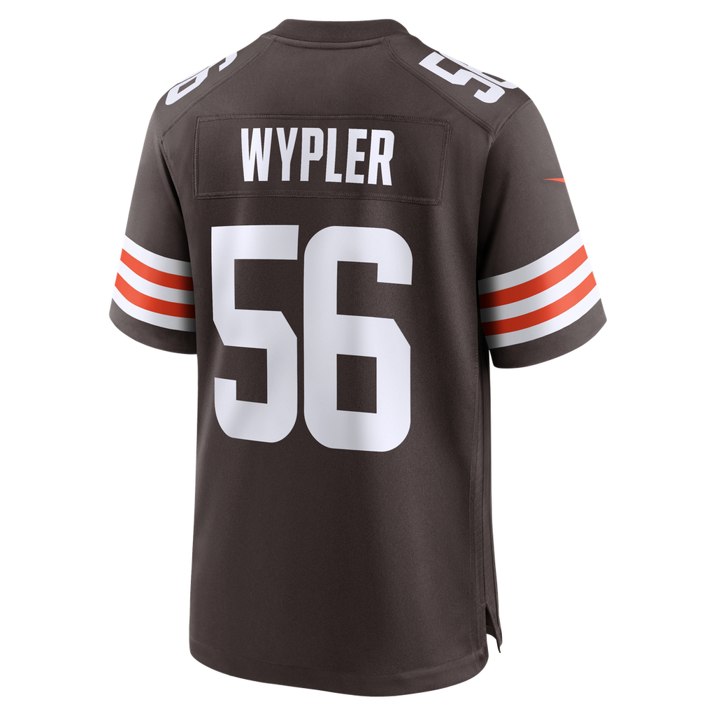 Cleveland Browns Luke Wypler Nike Brown Team Game Jersey