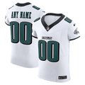 Philadelphia Eagles Nike White Vapor F.U.S.E. Elite Custom Jersey
