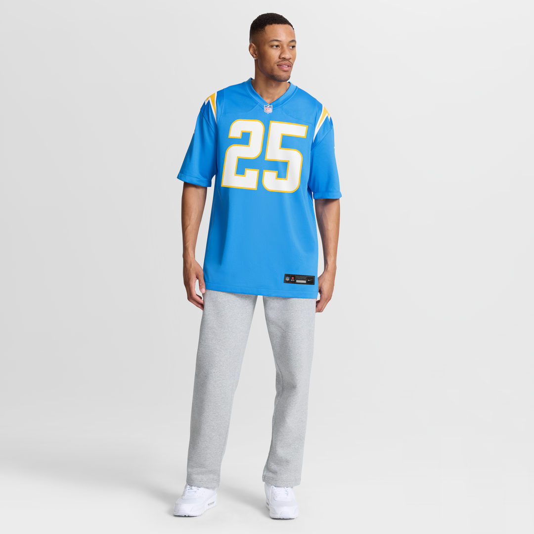 Los Angeles Chargers Joshua Kelley Nike Powder Blue Game Jersey