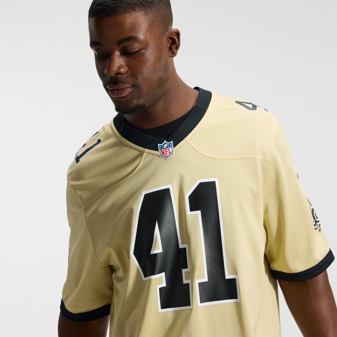 New Orleans Saints Alvin Kamara Nike White Alternate Game Jersey