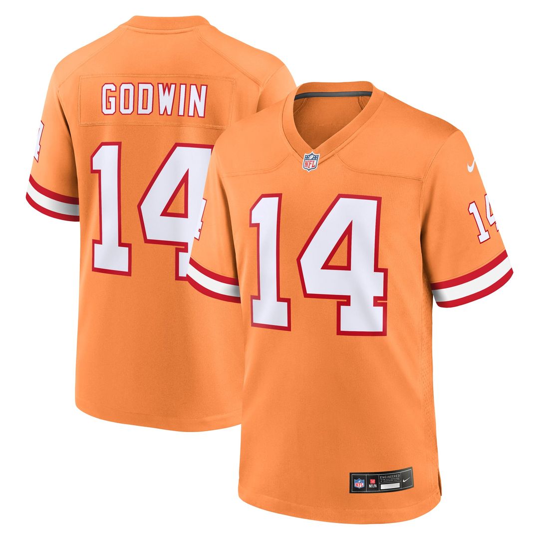 Tampa Bay Buccaneers Chris Godwin Nike Red Game Player Jersey