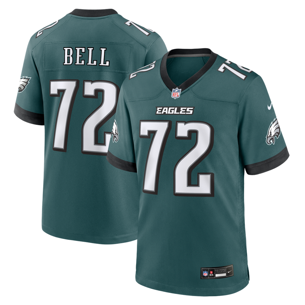 Philadelphia Eagles Markel Bell Nike Midnight Green Team Game Jersey