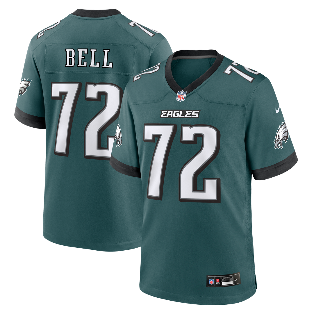 Philadelphia Eagles Markel Bell Nike Midnight Green Team Game Jersey
