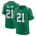 Philadelphia Eagles Eric Allen Nike Kelly Green Retired Player Alternate Game Jersey