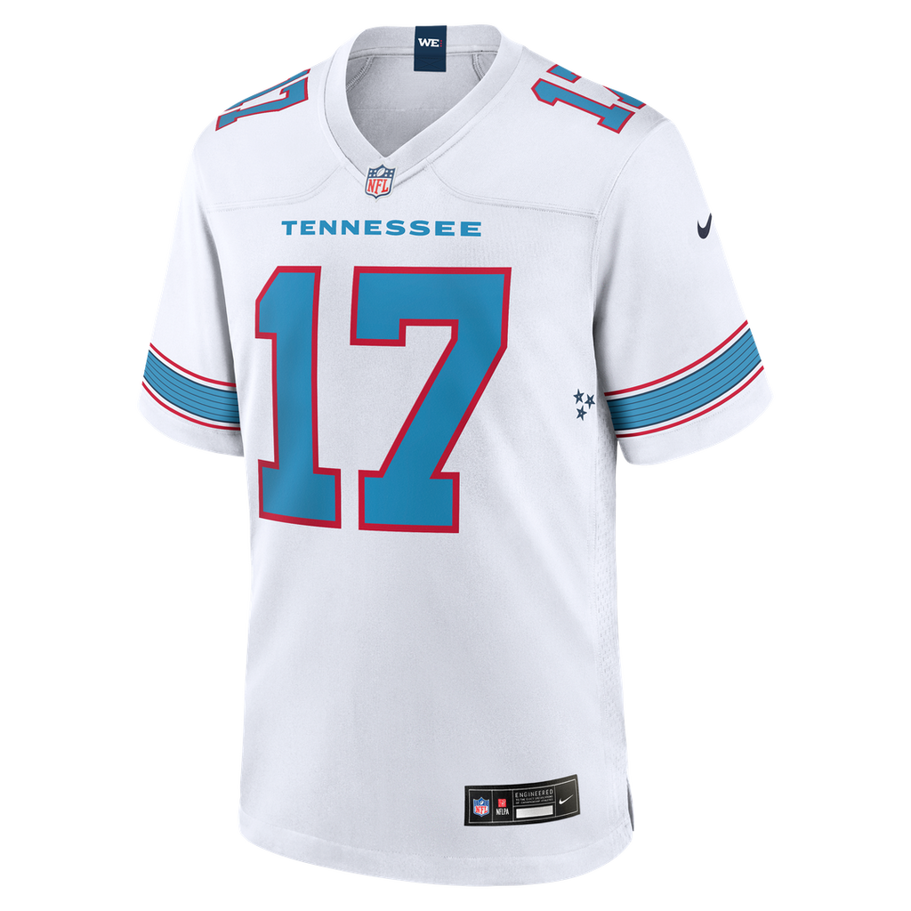 Tennessee Titans Chimere Dike Nike Light Blue Team Game Jersey