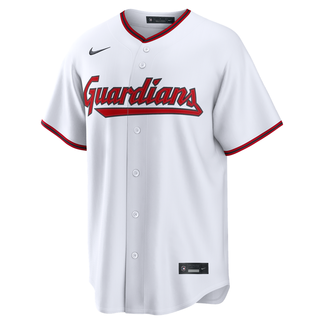 Cleveland Guardians Steven Kwan Nike White Home Replica Jersey