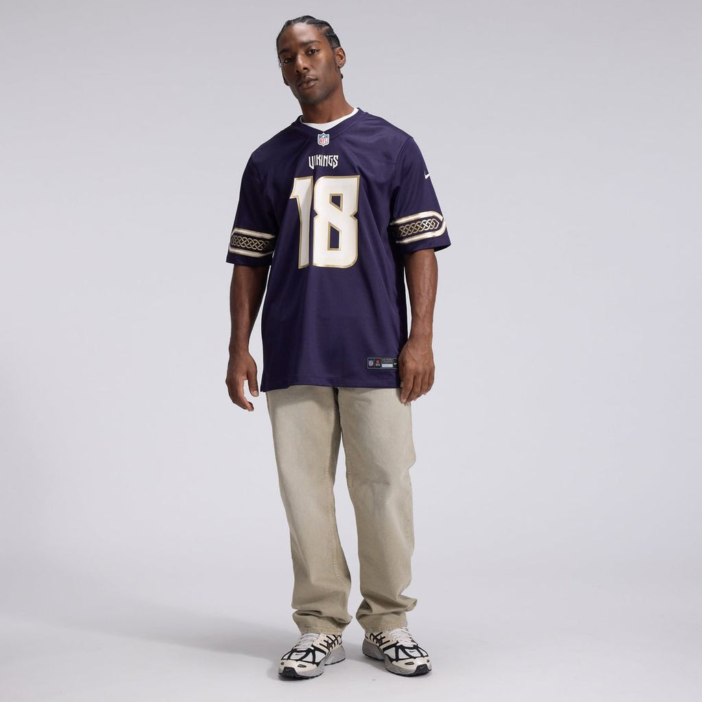 Minnesota Vikings Justin Jefferson Nike Purple 2026 Rivalries Collection Game Jersey