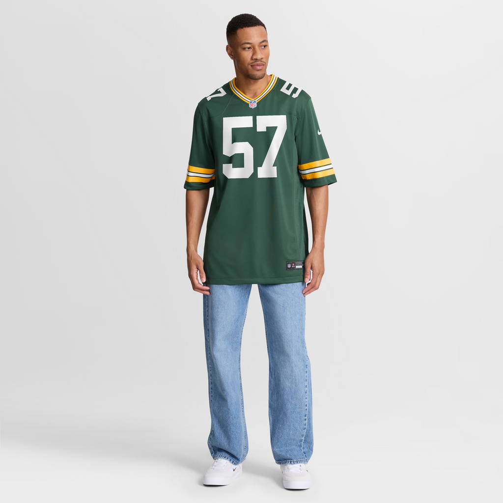 Green Bay Packers Brenton Cox Jr. Nike Green Game Jersey