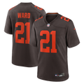 Cleveland Browns Denzel Ward Nike Brown Alpha Dawg Game Jersey