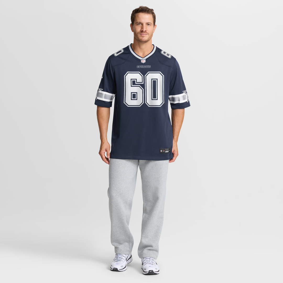 Dallas Cowboys Tyler Guyton Nike Navy Player Game Jersey