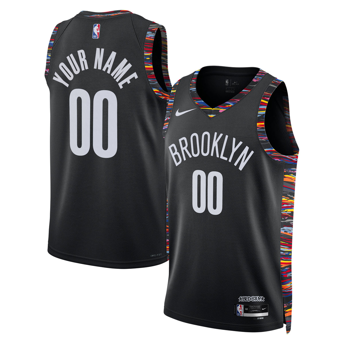 Nike Brooklyn Nets 2025/26 City Edition Swingman Jersey - Custom - Unisex